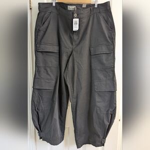 torrid Black Men’s Cargo Pants with Multi-Pocket Utility